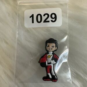 🌈 10/$5 Croc charm Red and White Cartoon Character Shoe Charm